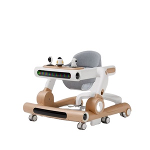 <span class=keywords><strong>Chariot</strong></span> éducatif multifonctionnel 2 en 1 avec cadre en plastique, avec siège réglable et roues pour la <span class=keywords><strong>marche</strong></span> des enfants. - Product Image 3