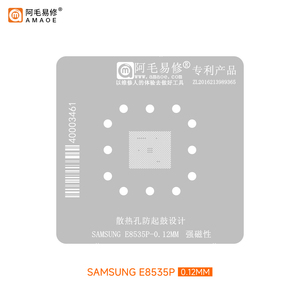 Pochoir de reboulage BGA pour chipset Samsung CPU <span class=keywords><strong>Exynos</strong></span> 1330 E8535P 1380 E8835P A21S 3830 1480 E8845 7885 - Product Image 2