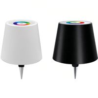 Lampe LED rechargeable pour bouteille de vin, commande tactile, trois couleurs changeantes, lampe d'ambiance RGB pour salon, salle à manger, bar