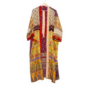 Vente en gros et fabrication de kimonos en soie à bas prix, vêtements de nuit, cadeau pour la fête des mères, robes de demoiselle d'honneur, taille unique, kimono en soie - Product Image 1