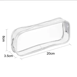 Buy Wholesale China Clear Pencil Case /transparent Pvc Big Capacity Pencil  Pouch/ Pen Bag With Zipper For School & Pencil Case at USD 0.41