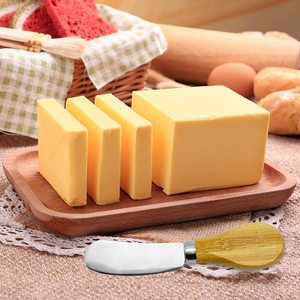 Divaricatori per formaggio con coltello da burro in acciaio inossidabile da 5 pollici con Set di coltelli per spalmatore di burro con manico in bambù - Product Image 5