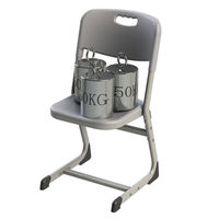 Ensembles de mobilier scolaire de haute qualité, bureau et chaise pour étudiants, tables et chaises d'étude individuelles pour salle de classe avec structure métallique