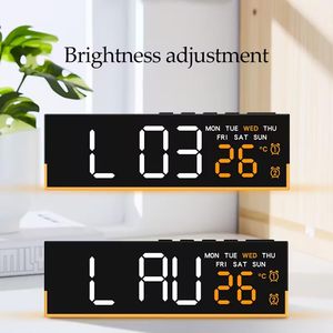 Casual Seat Hanging Dual-purpose Living Room <b>Clock</b> Large Font <b>Digital</b> <b>Clock</b> Multiple Sets of Alarm <b>Clocks</b> Multi-function - Product Image 3