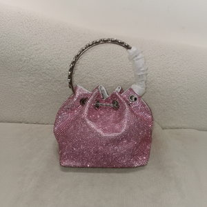 Sac à main féminin classique avec paillettes et texture froissée, modèle enveloppe pour mariées et événements nocturnes, sortie 2025 - Product Image 1