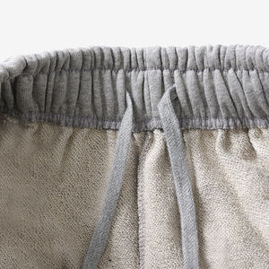 Pantalones de chándal casuales de invierno de forro polar, mezcla de algodón, estilo coreano, con cintura elástica y forro polar cepillado - Product Image 2