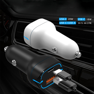 Mini <span class=keywords><strong>chargeur</strong></span> de voiture universel Usb c type-c <span class=keywords><strong>double</strong></span> port <span class=keywords><strong>Chargeur</strong></span> rapide de voiture 2 ports Adaptateur de <span class=keywords><strong>chargeur</strong></span> Usb pour <span class=keywords><strong>Iphone</strong></span> - Product Image 3
