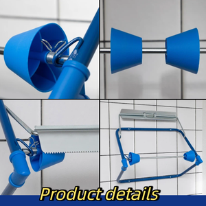 Distributeur de rouleaux de papier mural en métal EVER-LEADING <span class=keywords><strong>LD</strong></span>-AU5111 avec coupeur, sans électricité, pour atelier de réparation automobile, papier de masquage - Product Image 5