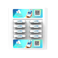 Station de location de batteries externes Y2Power NEO 8A (avec 8 batteries externes) – Distributeur automatique de batteries externes avec code QR rétroéclairé et connectivité 4G IoT