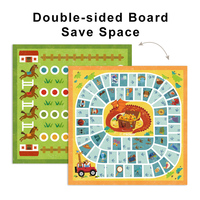 MD2071MIDEER 32 Dalam 1 Klasik Permainan Papan Banyak Orang untuk Keluarga Pesta Pajangan Rajut Catur Mainan Pendidikan untuk Anak-anak 32-dalam-1