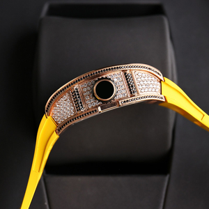 Montre mécanique de luxe pour homme, tendance 2026, avec cadran squelette et tourbillon incrusté de diamants Morgan - Product Image 3