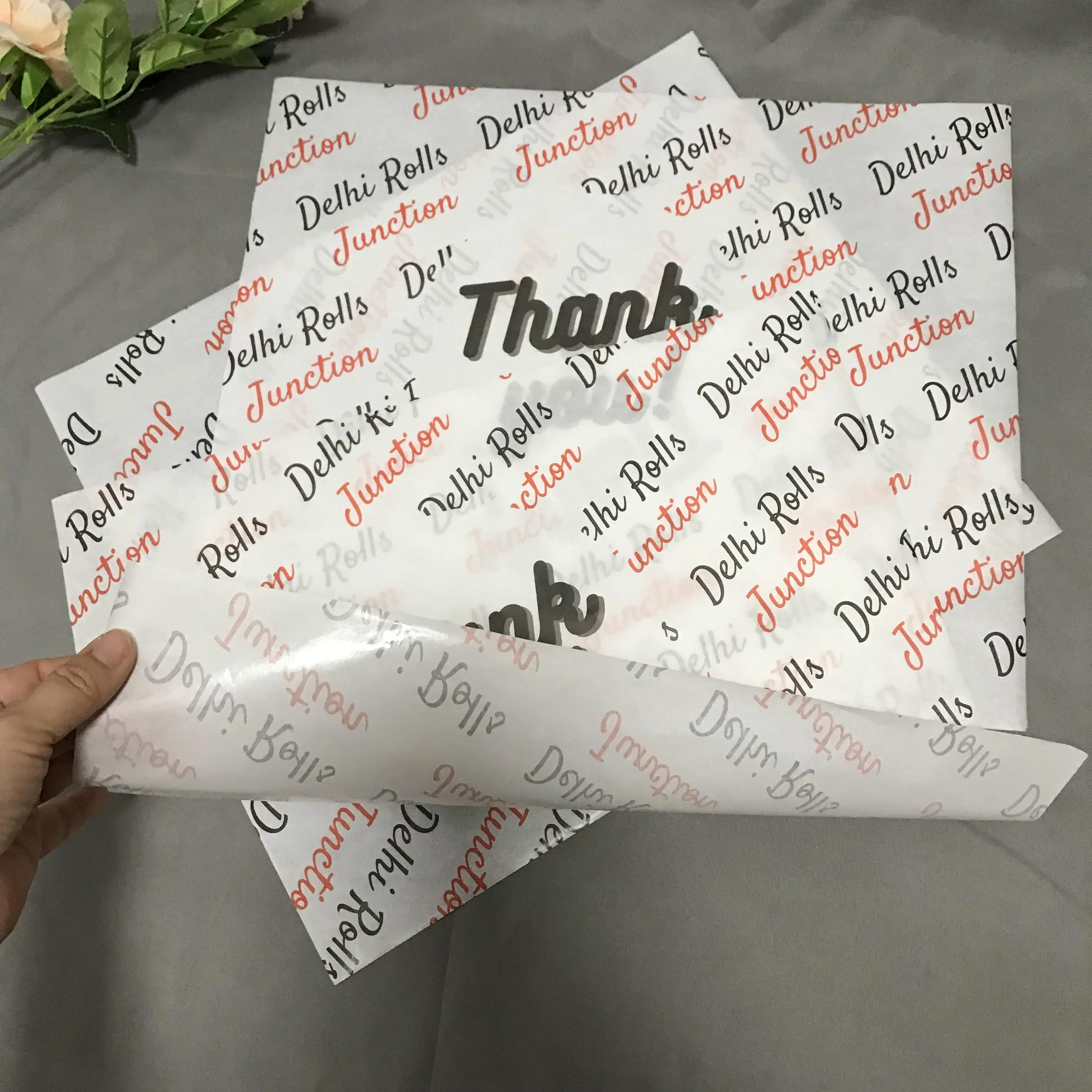 Custom logo Recycled tissue paper for packaging shoes and clothing in box  wrapping paper