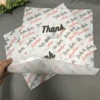 Papier de soie recyclé avec logo personnalisé pour l'emballage de chaussures et de vêtements en boîte, papier d'emballage