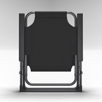 Chaises de camping de plage pliables réglables légères faciles à transporter confortables en métal avec coussin