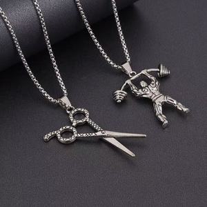 Wholesale Men's <strong>Titanium</strong> Steel Long Branded Punk Style Cross Design Fashion Jewelry Logo Art Themes Casting EVER RISE <strong>Chains</strong> - Product Image 2
