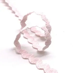 Elastic Lace Accessories For Clothing Decoration Wave Webbing Nylon Elastic Band
