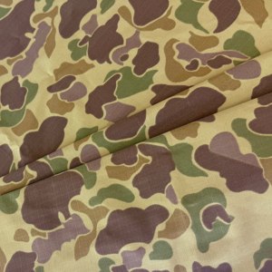 Nyco Ripstop Nylon ngụy trang vải xương cá slub Dot sườn Camo in chiến thuật đồng phục cho vịt rừng chiến thuật PU Camo - Product Image 6