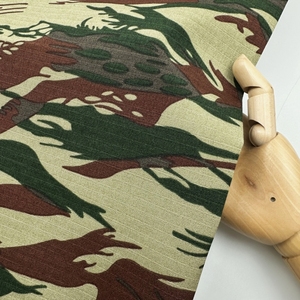 T/C Polyester Bông Ripstop Woodland Ngụy Trang Vải, 0.7Cm * 0.7Cm Greta Không Thấm Nước - Product Image 5