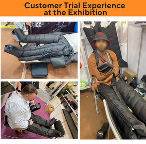 Botas de compresión neumáticas para una mejor circulación Masajeador de piernas completas para relajación de recuperación con calefacción y frío - Product Image 3