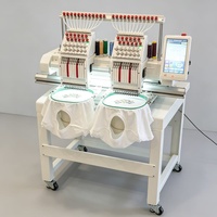 Machine à broder les casquettes professionnelle, machine à broder informatisée pour la production de motifs numériques sur casquettes