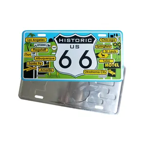 Placa de Matrícula Personalizada para Automóvil NISSAN MARINE, Diseño Personalizado, Aluminio Repujado, Acabado Cromado, Color Personalizado, Venta al Por Mayor - Product Image 1
