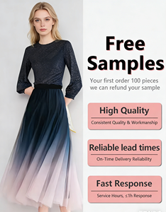 Jupes en tulle pour femmes, sur mesure OEM, à dégradé de couleurs, <span class=keywords><strong>mi</strong></span>-longues, à taille haute élastique, plissées, en maille fluide, coupe trapèze, pour soirée, longues jupes <span class=keywords><strong>tutu</strong></span> - Product Image 1