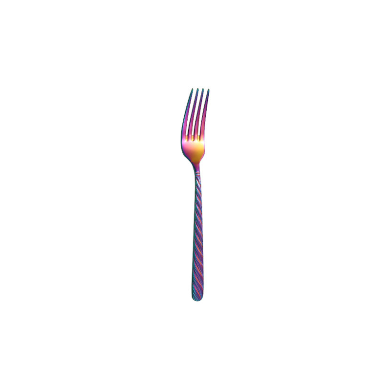fourchette à thé irisée