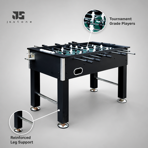 <span class=keywords><strong>Jeu</strong></span> de pub d'intérieur Salle MDF Salle de sport Table de baby-foot noire <span class=keywords><strong>Jeu</strong></span> de football à la main - Product Image 2