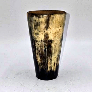 Handmade Buffalo Horn Waterproof Beverage <b>Cups</b> Natural Shape Polished Rustic Modern Art Collectible Durable Eco Friendly - Product Image 1