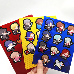 Venta al por mayor Azada Impermeable Decorativo Kawaii Vinilo Washi Holograma Pegatinas Hojas - Product Image 3