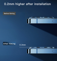 Film de protection d'écran en verre pour objectif d'appareil photo pour IP 14 14plus 14pro 14 Pro Max