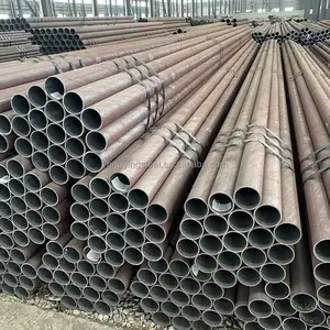 Durable Reliable Seamless Steel Pipes ASTM/GB Standard Round Section 6m 12m Lengths With Punching Cutting Bending Services