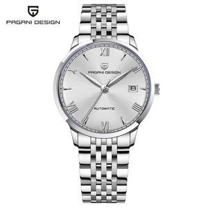 Pagani Thiết Kế 1759 Cổ Điển Đơn Giản Người Đàn Ông Đồng Hồ Cơ Khí Luxe Thép Không Gỉ Ban Nhạc Nước Bằng Chứng Lịch Iced out Kinh Doanh Đồng Hồ - Product Image 2