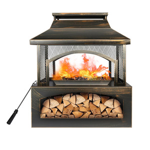 Foshan moderno rectángulo occidental Sculls Fire Pit ecológico DIY estola Fogonero <span class=keywords><strong>chimenea</strong></span> sin humo Poker para uso en Patio - Product Image 6