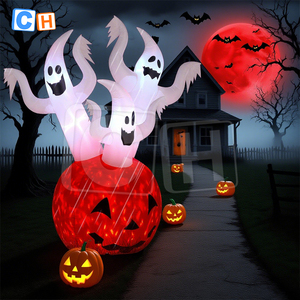 <span class=keywords><strong>Fantasma</strong></span> Pirata Inflable Gigante, Mascota Espeluznante Inflable para Publicidad, para Halloween, <span class=keywords><strong>Casa</strong></span> Embrujada - Product Image 1