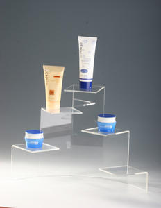 ชั้นวางอะคริลิคใสสำหรับจัดแสดงสินค้าแบบขายส่ง ชั้นวางโชว์ฟิกเกอร์แบบตั้งโต๊ะ ชั้นวางคัพเค้ก ชั้นวางอะคริลิคสำหรับโชว์สินค้า - Product Image 5