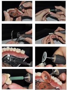 Kit Elettrico per la Regolazione del Composito Dentale con Dischi Flessibili per Denti Anteriori/Posteriori, Materiale per Protesi - Product Image 6