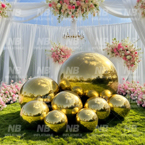 Decorative <b>Inflatable</b> Iridescent Mirror Balloons Dazzling Ball Colorful Sphere Customized Fast Shipping Decorative <b>Inflatable</b> Ir - Product Image 1