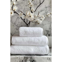 Soft Quick Dry Woven 100% Cotton Adult Hotel Towel Set Bathroom 800g Absorbent Eco-Friendly Luxury White High Grade 80*160cm