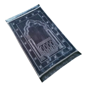 DAMAI <b>Prayer</b> <b>Mat</b> Medium Size Soft Thick Embossed Design Cotton Rectangle Indoor Use for Ramadan Worship Portable Durable - Product Image 4