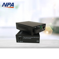 Convertidor de Medios de Fibra Gigabit 10/100/1000Mbps con Ranura SFP, Extensor de Red de Fibra Óptica RJ45 Par A+B, OEM ODM, 2 Puertos, en Stock