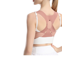 Ceinture de Soutien Dorsal Ajustable et Flexible de Haute Qualité, Respirante, Légère, en Cuir, Design Croisé, pour Adultes, Protection de la Posture