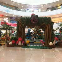 Gigante Animatronic Parque atractivo diapositiva de escultura