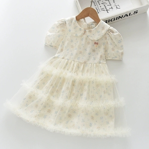 ชุดเดรสเด็กผู้หญิงน่ารัก ผ้าซาติน ระบายอากาศได้ดี ทรงบอลกาวน์ ยาวระดับเข่า สำหรับงานวันเกิดและงานเลี้ยงประจำวัน - Product Image 4