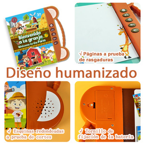 Libro Electrónico Grabable con Botones para Niños en Inglés y Español - Product Image 4