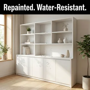 Barniz Ecológico Transparente a Base de Agua, Resistente al Amarilleamiento, Impermeable y Antimanchas, Revestimiento Protector para Muebles de Madera de Interior - Product Image 3