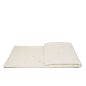 Tiff Home New Innovation 240*70cm bianco organico personalizzato all'uncinetto panno di lana sofà coperta
