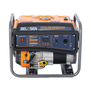 3KW 20KW เครื่องกำเนิดไฟฟ้าเบนซินมอเตอร์10KW tragbarer stromerzeuger 3kW เครื่องกำเนิดไฟฟ้า-E Di corrente 220V HSYM4800ดับเพลิง1.ติดตั้ง - Product Image 3