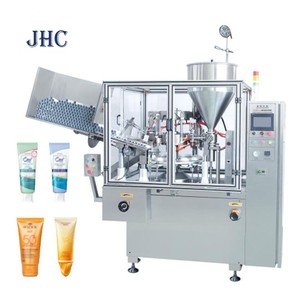 Máquina automática de sellado de llenado de bolsitas y tubos blandos para loción y aceites esenciales Embalaje químico Impulsado por motor de alta precisión - Product Image 3