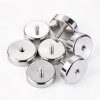 Pied de nivellement métallique ZHONGDA WA-08 en acier inoxydable, rond, réglable par vis, pour base de machine